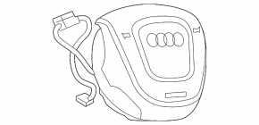 Airbag in steering wheel driver Audi A3 8V 16-18 4d, black