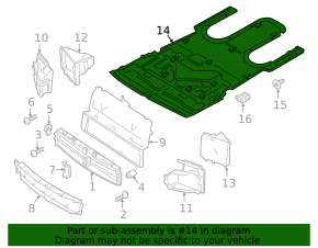 Engine protection Porsche Panamera 17-23