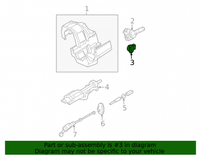 Ford Escape MK3 Ignition Switch Contact Group 13-19