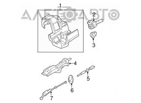 Ford Escape MK3 Ignition Switch Contact Group 13-19