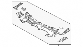Metal wiper pan Mazda 6 13-17