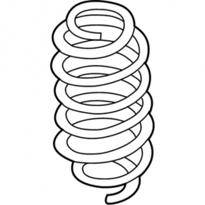 Rear left spring Ford Ecosport 18-22 FWD