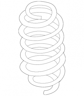 Rear left spring Ford Ecosport 18-22 FWD