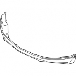 Lincoln MKC 19-19 Front Bumper Lip Structure