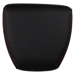 Rear center headrest for Ford Escape MK4 2023-2024, black leather, red stitching