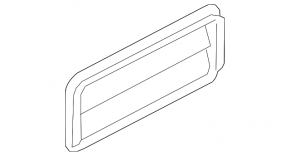 Right ventilation shield Chevrolet Volt 16-
