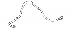Cooling system pipe Hyundai Ioniq 5 22-24 AWD plastic with quick release with sensor, from pump to high-voltage battery