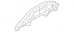 Lower center rear bumper bracket for Audi E-Tron 19-23