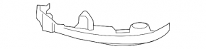 BMW X7 G07 19-25 right side mirror cover, lower, structure