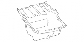 Box pocket center console Toyota Avalon 13-18