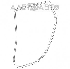 Door seal rear left Toyota Highlander 20-