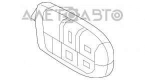 Fiat 500X 16-20 4 Button Key