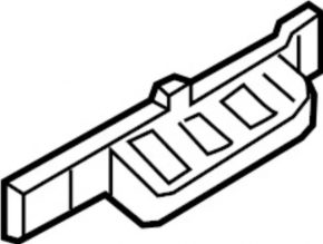 Bracket of the lower door trim front left Infiniti QX50 19- break