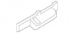 Bracket of the lower door trim front left Infiniti QX50 19- break