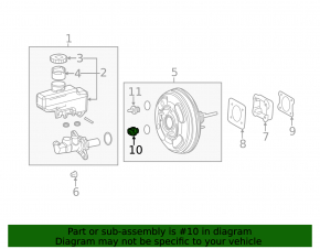Pressure sensor on the vacuum booster Toyota Camry v70 18-24 2.5, 3.5