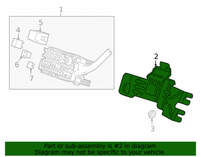 GMC Terrain 18- Underhood Fuse Box Housing