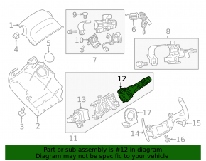 Steering column switch right Mitsubishi Eclipse Cross 18-24