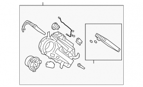 Heater assembly, row 3, Toyota Highlander 2008-2013