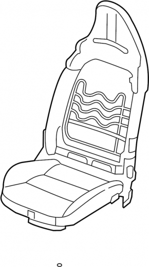 Driver's seat Infiniti QX30 17-19 without airbag, sport, black leather