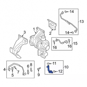 Ford Edge 19-24 2.0T Turbo Oil Return Line