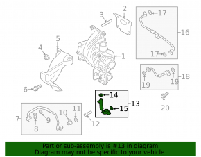 Ford Edge 19-24 2.0T Turbo Oil Return Line