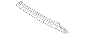 Ford Edge 19 Front Bumper Lower Grille - Without Engine Heater