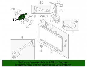 Thermostat housing Mazda 6 13-17