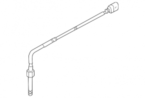 Exhaust gas temperature sensor VW Jetta 11-18 USA 2.0 TDI front catalytic converter, melted plug