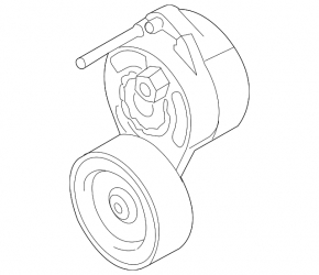 Audi Q7 4L 11-15 3.0 Large Drive Belt Tensioner Pulley