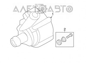 Additional cooling pump for Audi A6 C7 16-18 2.0T