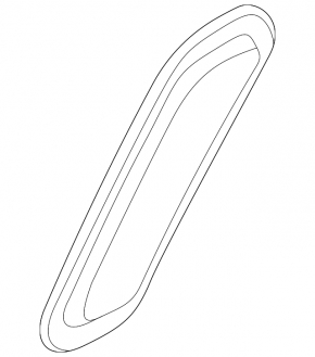 Right front bumper reflector for Volkswagen ID.4 21-26