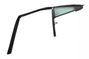 Triangle door glass with glass seal, rear left, Cadillac ATS 13-15