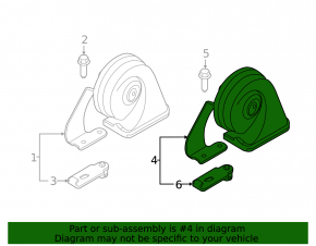 Volvo XC90 16-21 Code JH02 High Signal with Bracket