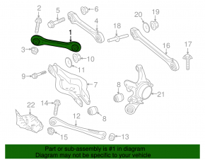 Rear left front transverse control arm BMW 4 F32/33/36 14-20 rusty