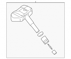 Wheel Pressure Sensor Infiniti Q50 14-15