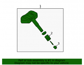 Wheel Pressure Sensor Infiniti Q50 14-15