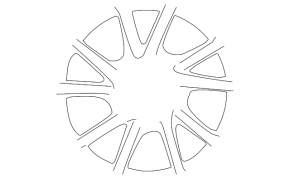R16 wheel rim for Toyota Prius V 12-17