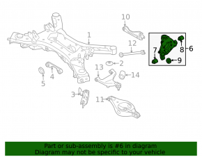 Rear right axle shaft Nissan Pathfinder 13-18 with ABS sensor