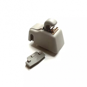 Driver's visor mounting hook Audi Q7 4L 10-15 gray