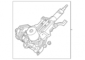 Steering column Kia Optima 11-13 hybrid with EPS