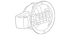Kia Sportage 17-19 fuel filler door housing