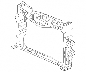 Honda HR-V 23-26 radiator panel TV
