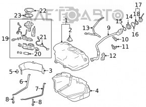 Lexus ES300h Fuel Tank 19-26