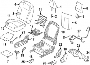 Nissan Ariya 23-25 passenger seat control