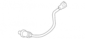 Lambda probe first rear Toyota Highlander 2010 hybrid