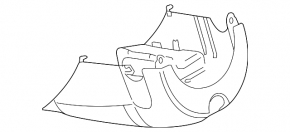 Steering column cover Audi A4 B8 08-16 black