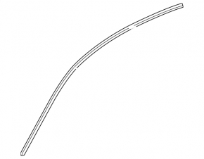 Roof molding left Audi A5 F5 17- 5D chrome