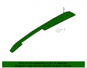 Roof rails Subaru XV Crosstrek 13-17