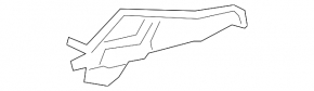 Front bumper mount under headlight, inner right, Porsche Cayenne 19-23