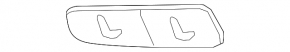 Front Left Seat Heating Buttons Mercedes C-class W205 15-21